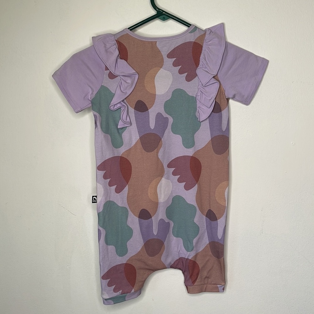 Rags to Raches Snapless Romper Pink Camoflage - Picture 4 of 4
